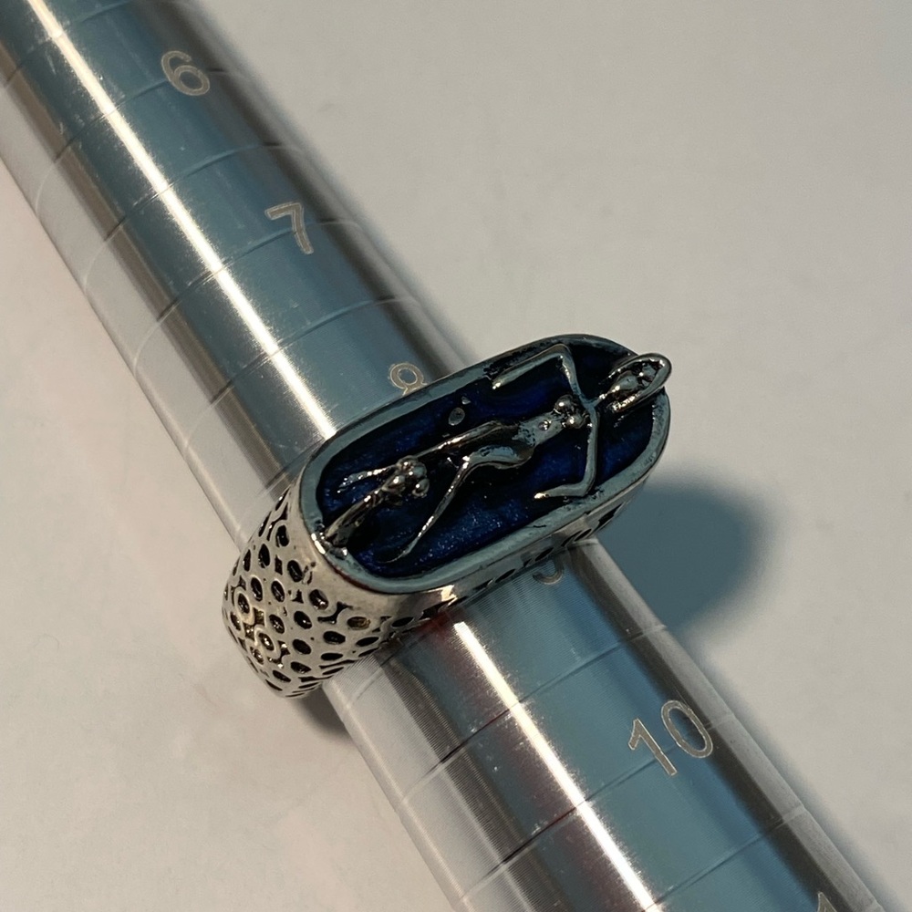 Skeleton Coffin Ring - image 5